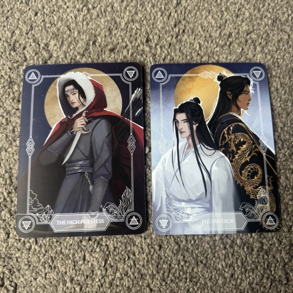 Fairyloot the night blood prince Tarot Cards